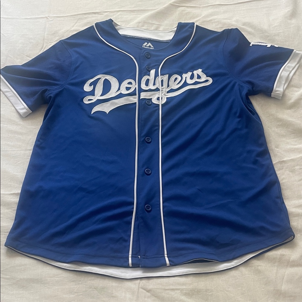 LA Dodgers Jersey MENS LARGE Majestic